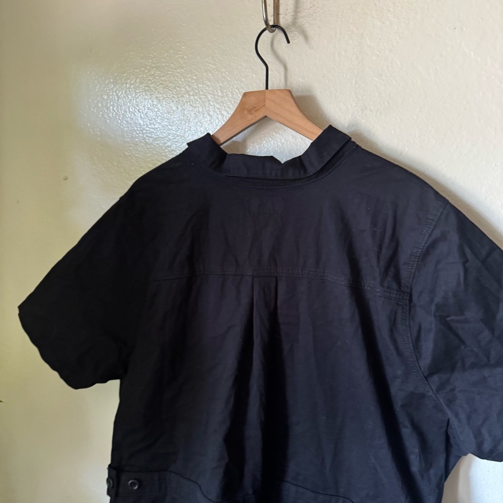 Torrid | 8 Inch Light Weight Twill Jumper Utility Romper - Picture 7 of 7